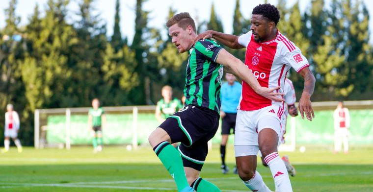 Wissels van Ajax kansloos ten onder tegen Hannover 96 in deel één van oefenstrijd