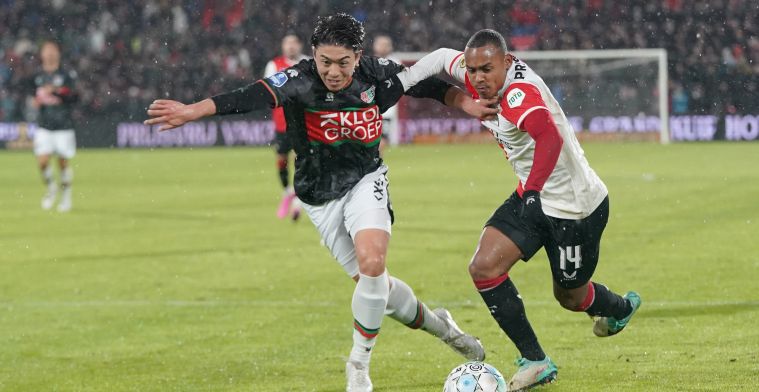 Feyenoord ziet gat met PSV groter worden na dure misstap in De Kuip tegen NEC