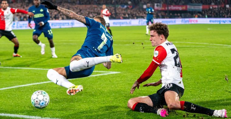 Dit is wat de KNVB vindt van het penaltymoment met Lang bij Feyenoord - PSV