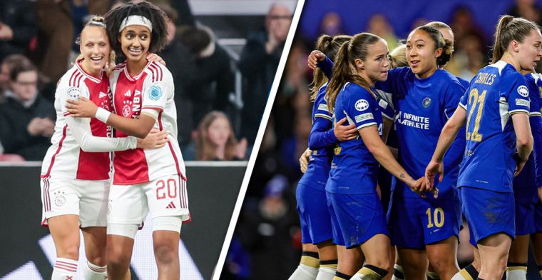 Wanneer spelen de Ajax Vrouwen in de kwartfinales van de Champions League? 