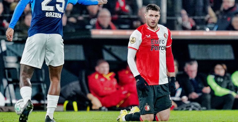Wat zeggen de statistieken over de ernst van de vormdip van Gimenez bij Feyenoord?