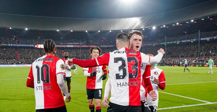 Feyenoord dankt scorende verdedigers en is Sparta de baas in Rotterdamse derby