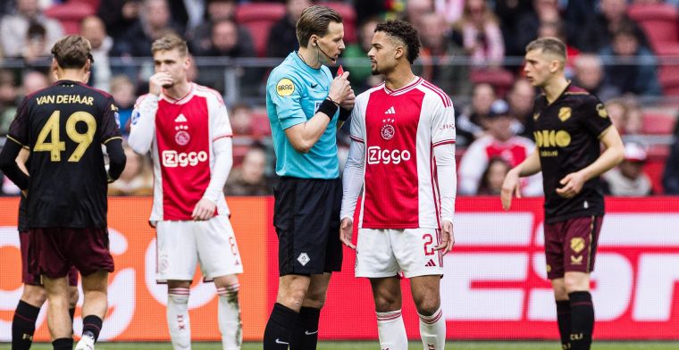 Ajax hoort oordeel van de KNVB: Rensch moet wedstrijden toekijken na rode kaart