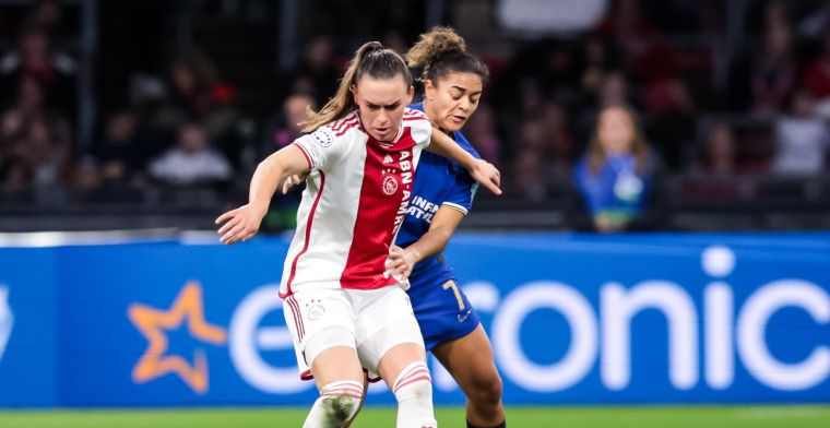 Ajax Vrouwen hard onderuit tegen Chelsea in kwartfinale van de Champions League