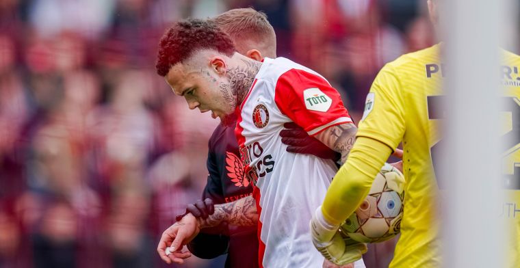Feyenoord komt met medische update: Hartman rest van het seizoen aan de kant