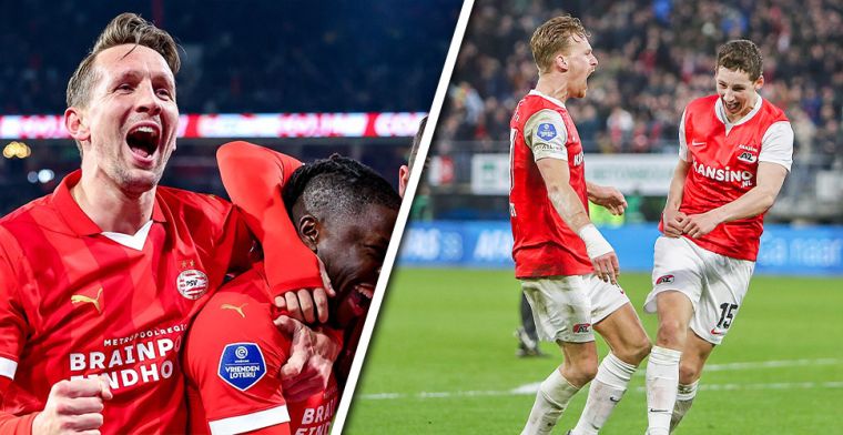 Waar en hoe laat wordt de Eredivisie-topper PSV - AZ uitgezonden?