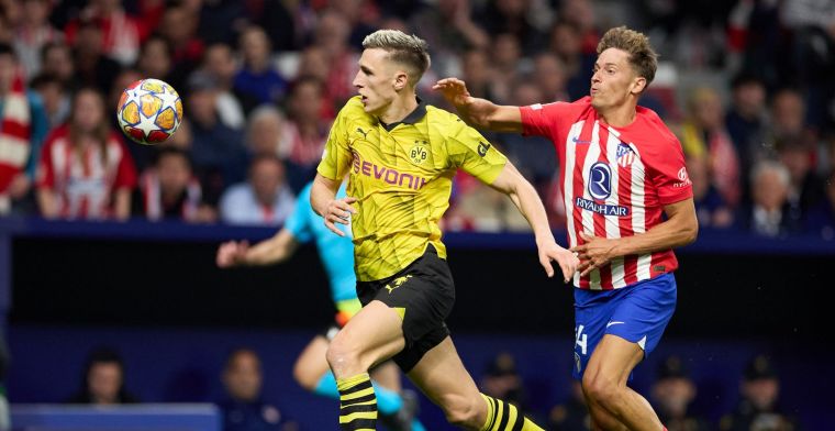 Dortmund houdt hoop op halve finales na late treffer van Haller tegen Atlético