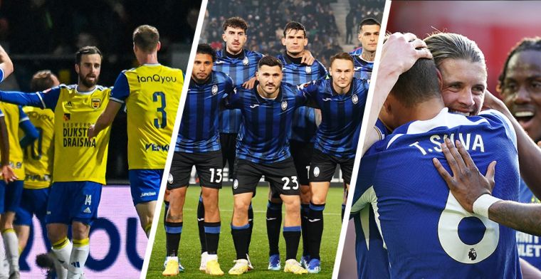 VN Langs de Lijn: Chelsea maakt gehakt van Everton., spanning bij Atalanta