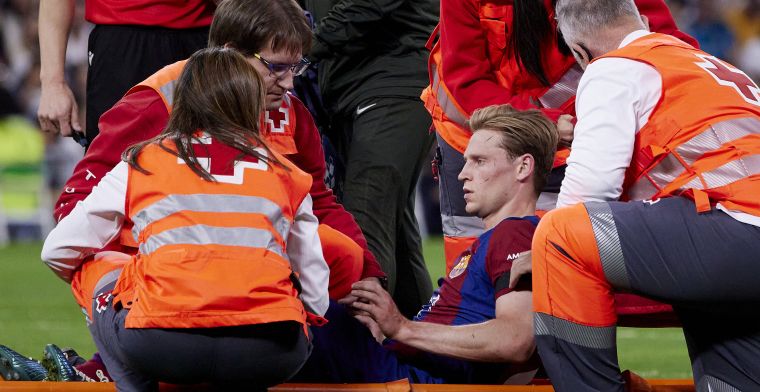 Update: dit communiceert FC Barcelona over de ernst van de blessure van De Jong