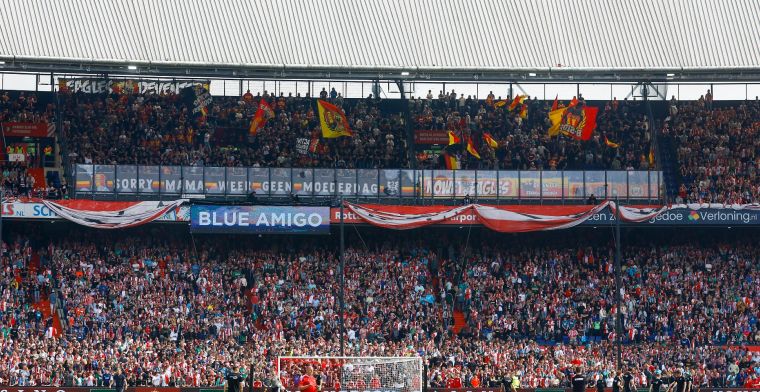 Dit geven de supporters van Go Ahead aan die van Feyenoord wegens de bekerwinst 