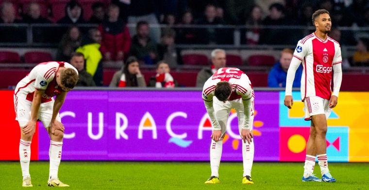 'Ajax ontsnapt aan beschamende thuisnederlaag in seizoen van de totale mislukking'