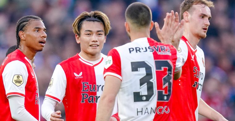 Feyenoord wint in zomeravond wedstrijd van PEC Zwolle, Ueda en Gimenez trefzeker
