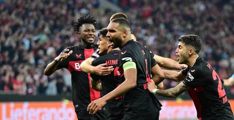 Leverkusen breekt record van Benfica én is Europa League-finalist na late goal